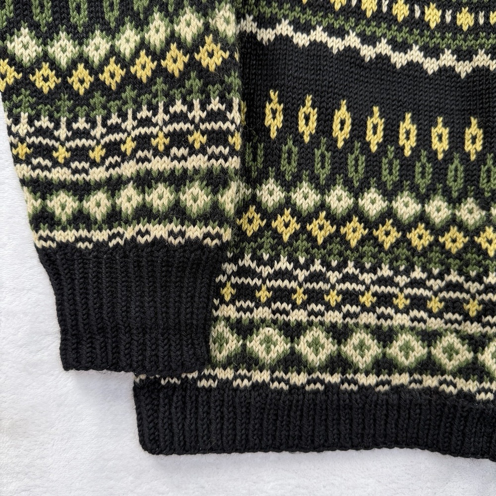 Rogaland Ullvarelag Stavanger Norway Handmade 100% Virgin Wool Cardigan Womans M - Picture 6 of 11